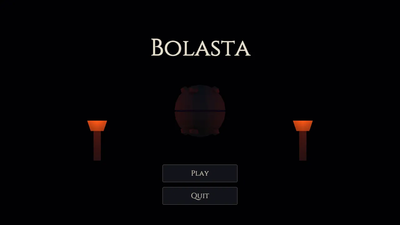 Bolasta title screen